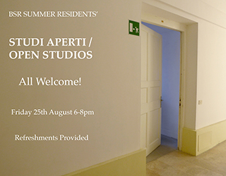 Open Studios / Studi Aperti, The British School at Rome 2017